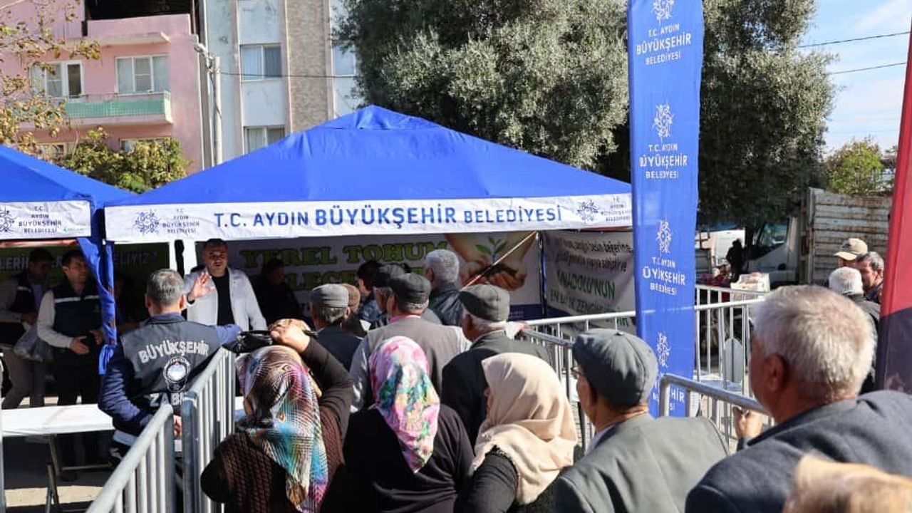 Aydınlı vatandaşlara ata tohumları dağıtıldı