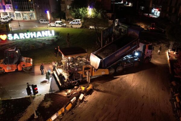Saruhanlı 7 Eylül Caddesi modern yüzüne kavuşuyor