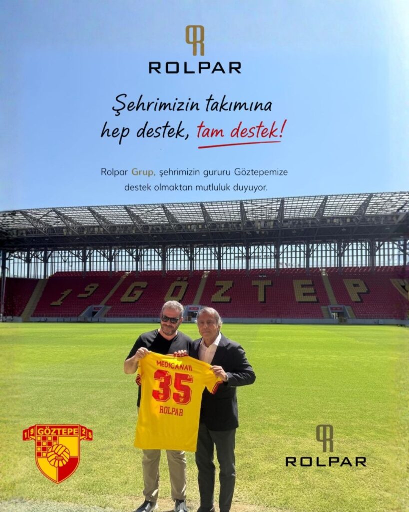 Rolpar Grup’tan Göztepe U19 Takımına Anlamlı Destek Rolpar Grup’tan Göztepe U19 Takımına Anlamlı Destek
