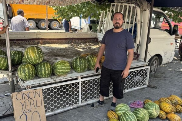 Karpuzları ezen sürücüye para cezası